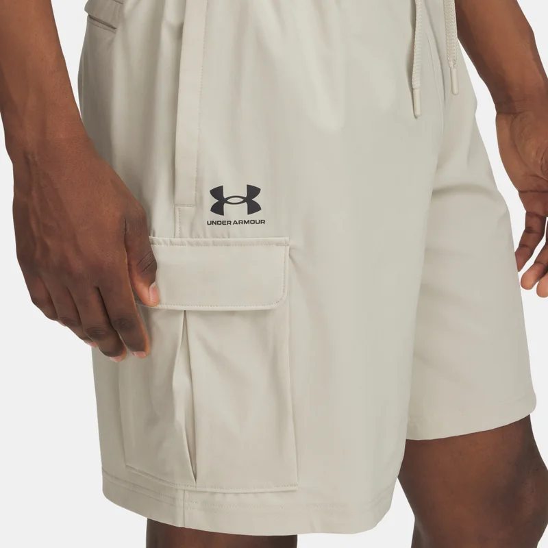 UNDER ARMOUR Beige Men's Vibe Woven Training Cargo Shorts for Men | Best Price UAE